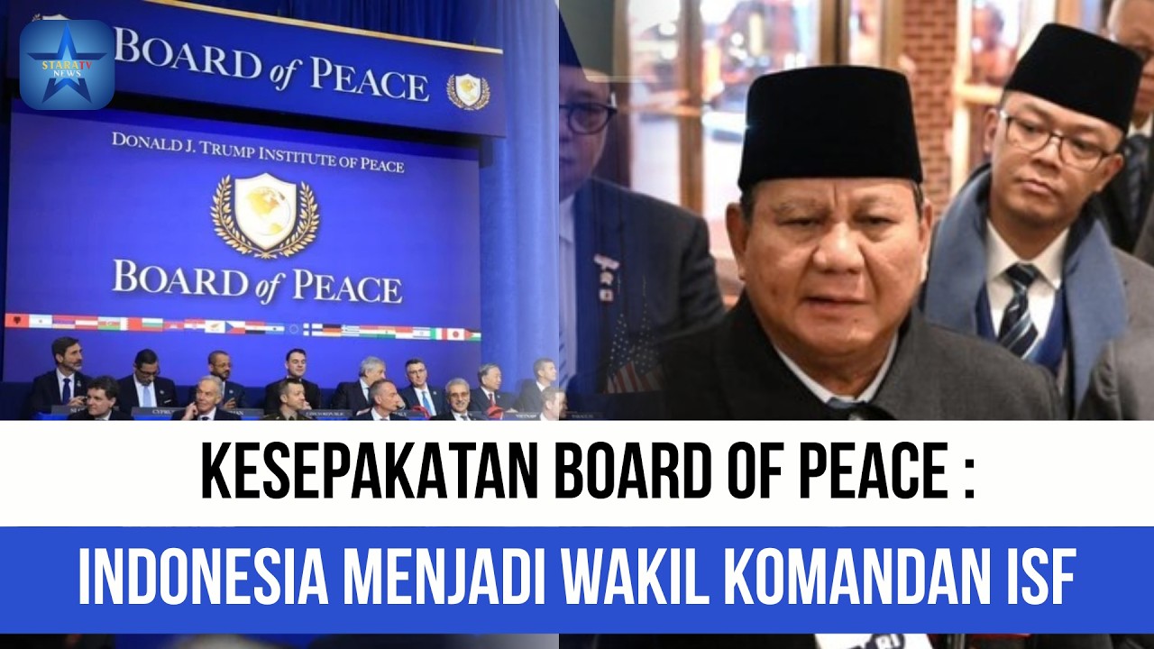 Rapat Perdana Board of Peace di AS: Dukung 20 Poin Perdamaian & Pimpin Pasukan ISF
