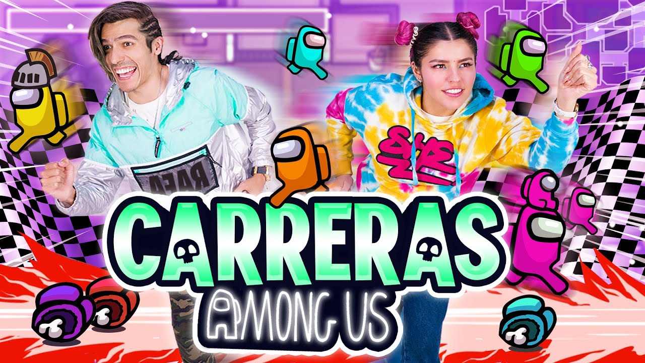 BATALLA DE CARRERAS EN AMONG US  | JUXIIS LOS POLINESIOS