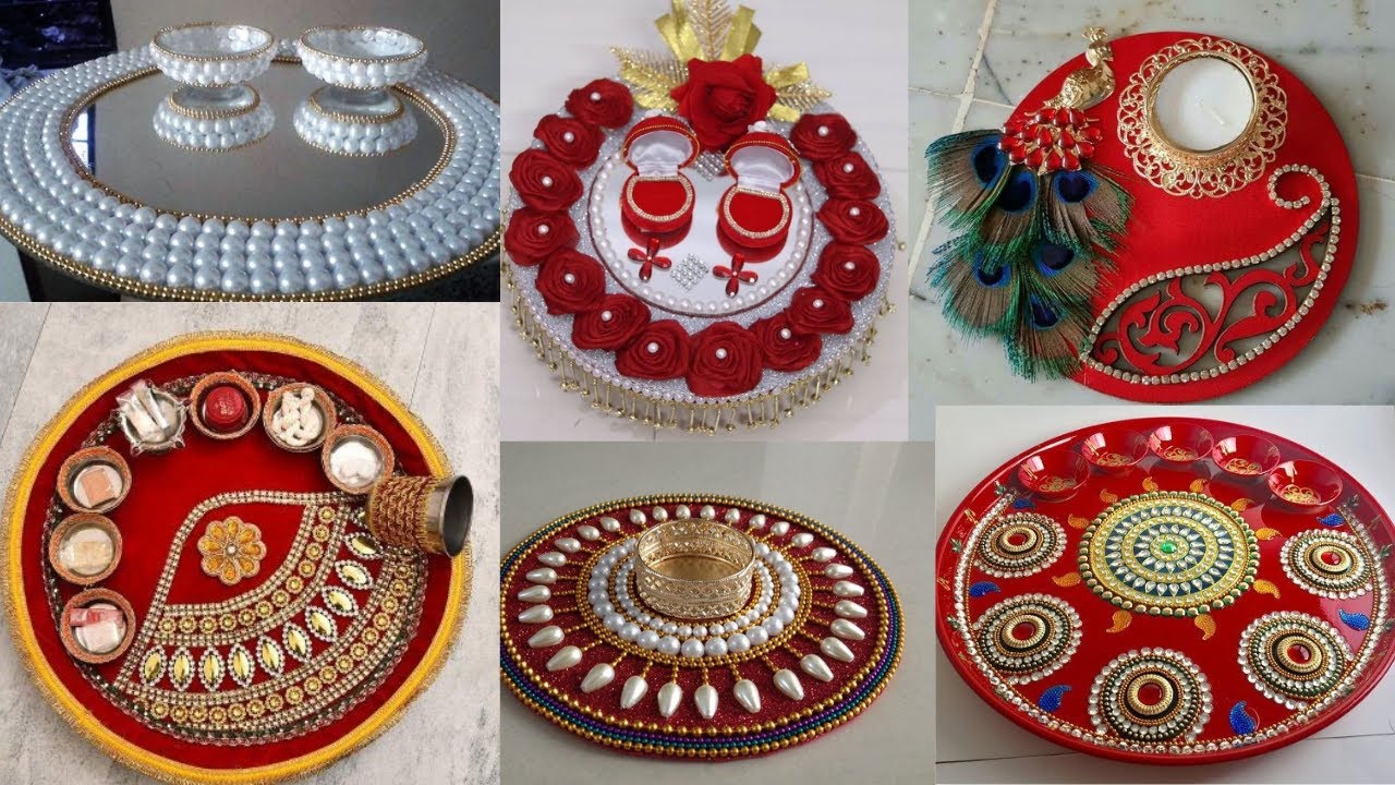 Amazing wedding Thali decoration ideas ❤️❤️❤️