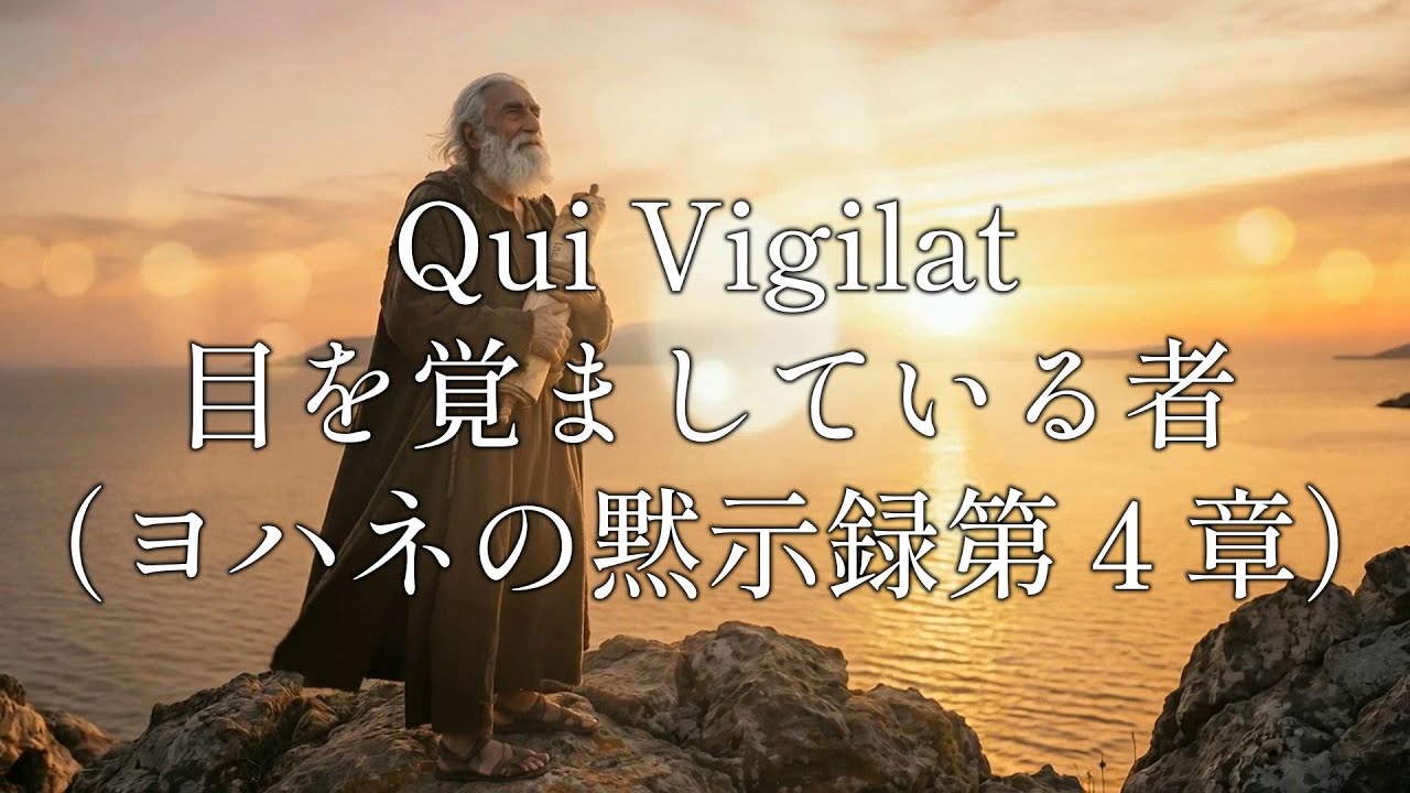 🎵 Qui Vigilat  目を覚ましている者 〜ヨハネの黙示録第３章〜