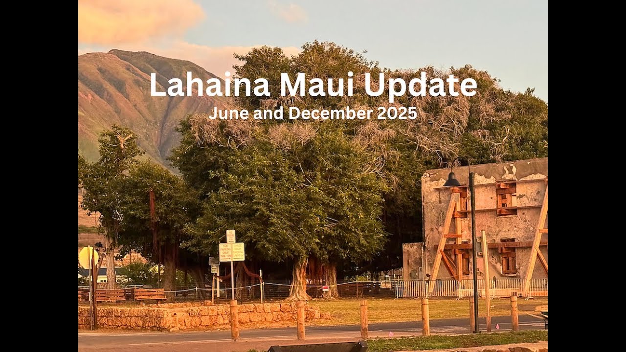 Lahaina Maui Update June and December 2025