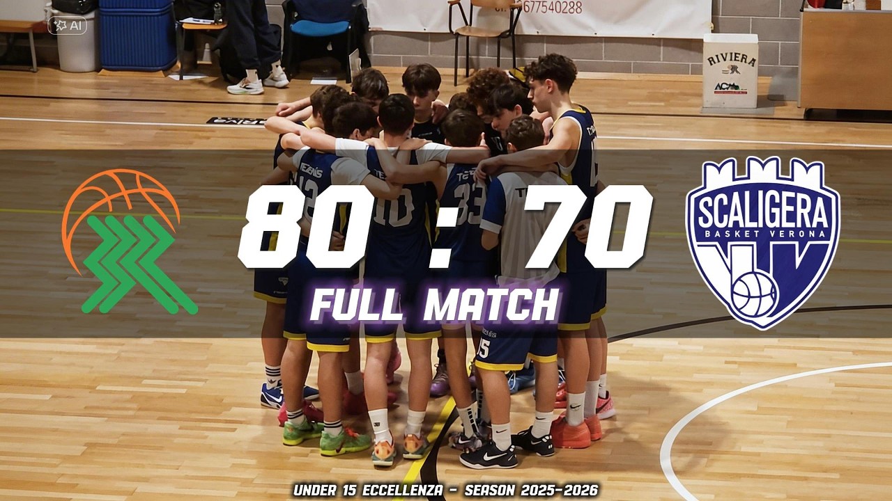 U15 Eccellenza | Basket Riviera - Tezenis VR | Match Day 19 | FULL MATCH | 14.02.2026