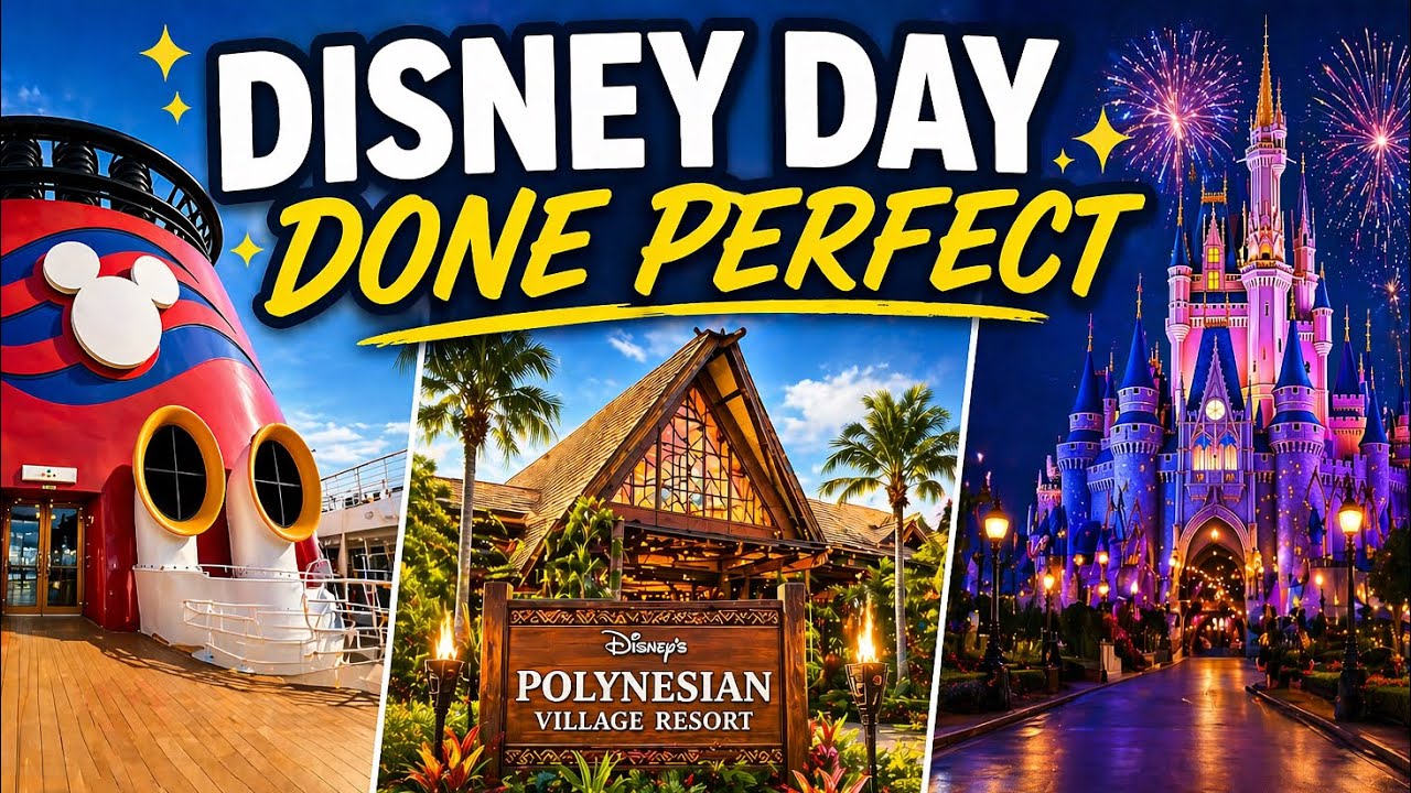 EXPLORING DISNEY'S POLYNESIAN RESORT | Disembarking off of the Disney Magic