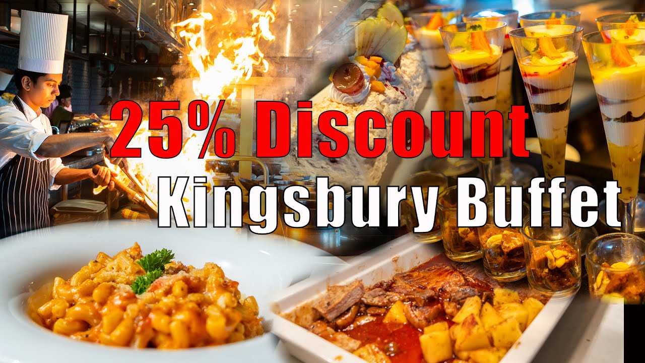 Kingsbury buffet 25% Discount එක තාම තියනවා | Kingsbury hotel lucnch buffet | budget buffet