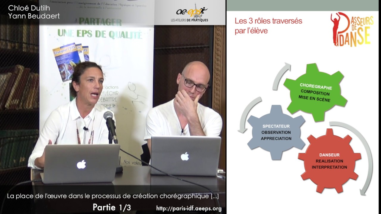 C. Dutilh & Y. Beudaert : Atelier de pratique danse (partie « théorique ») – Vidéo 1/3