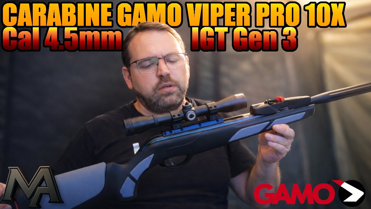Gamo Viper pro 10x igt gen3 4.5mm 19.9 joules ! très bon compromis !