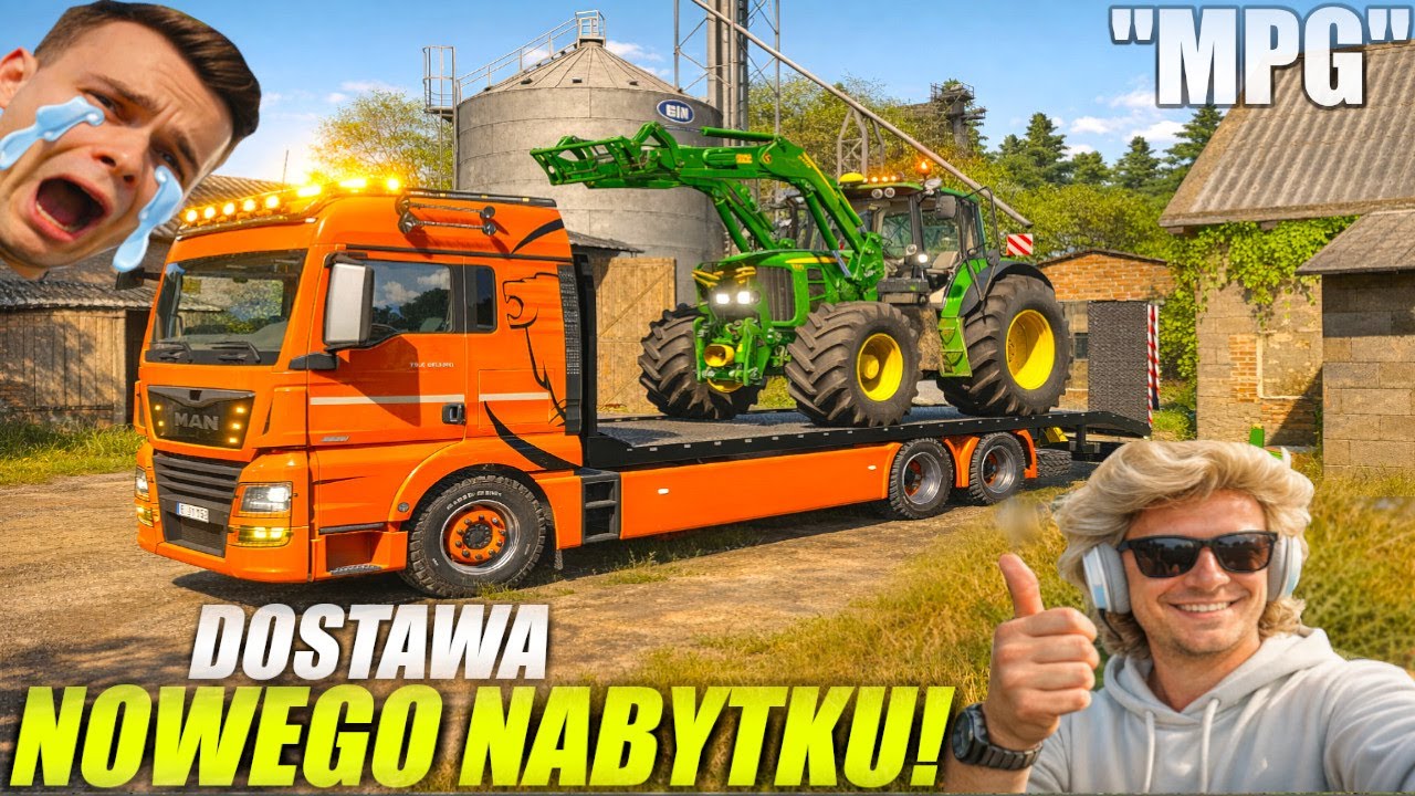 😍NOWY NABYTEK!🤑-Reakcja Koliza😂-Na JD 7530 PREMIUM!😍-POPŁAKAŁ SIĘ!😂 #MPG [#533] FS22 w/ Koliz