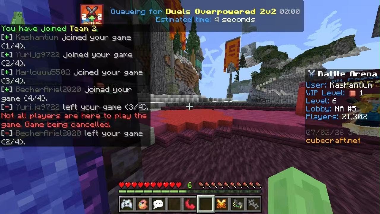 Minecraft pvp