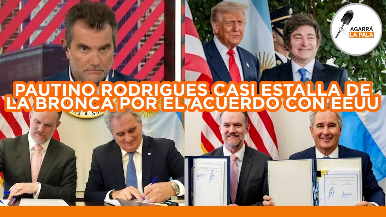 PAUTINO RODRIGUES SE RINDIÓ Y ADMITIÓ LO BIEN QUE LE HACE AL PAÍS EL ACUERDO COMERCIAL CON EEUU