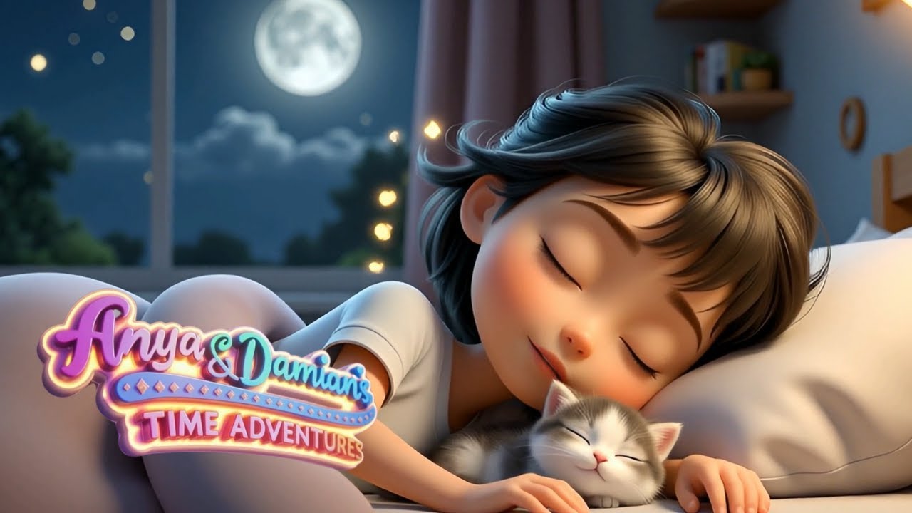 Purring Kitty Lullaby 🐱💤 | Gentle Sleep Song for Babies & Toddlers | Calming Bedtime Music