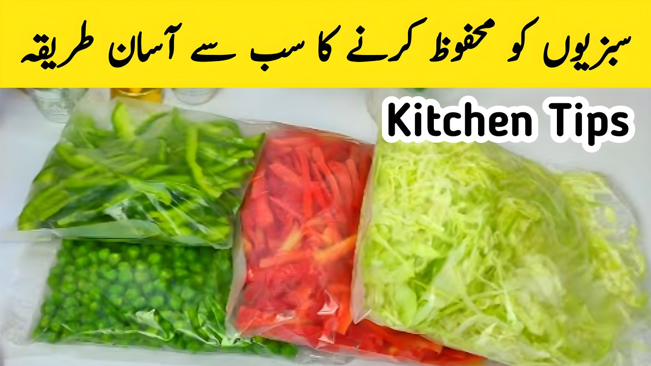 How To Store Seasonal Vegetables For Long Time | Produce Storage Tips | Kitchen Tips