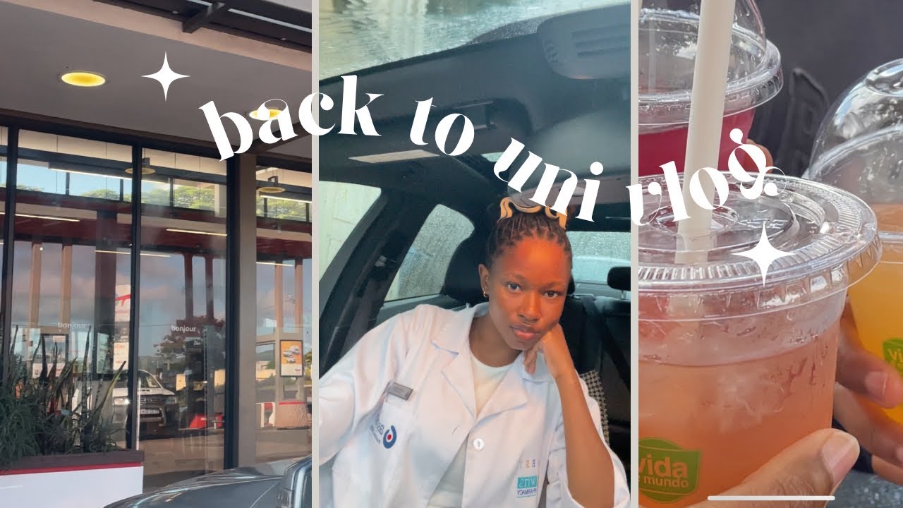 BACK TO UNI VLOG: traveling to joburg + week 1 of school| Wits uni| South African YouTuber
