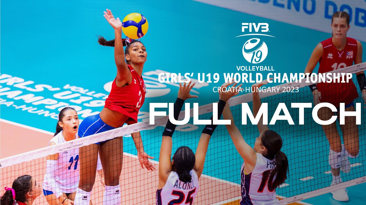 DOM🇩🇴 vs. PUR🇵🇷  - Full Match | Girls' U19 World Championship | Pool B