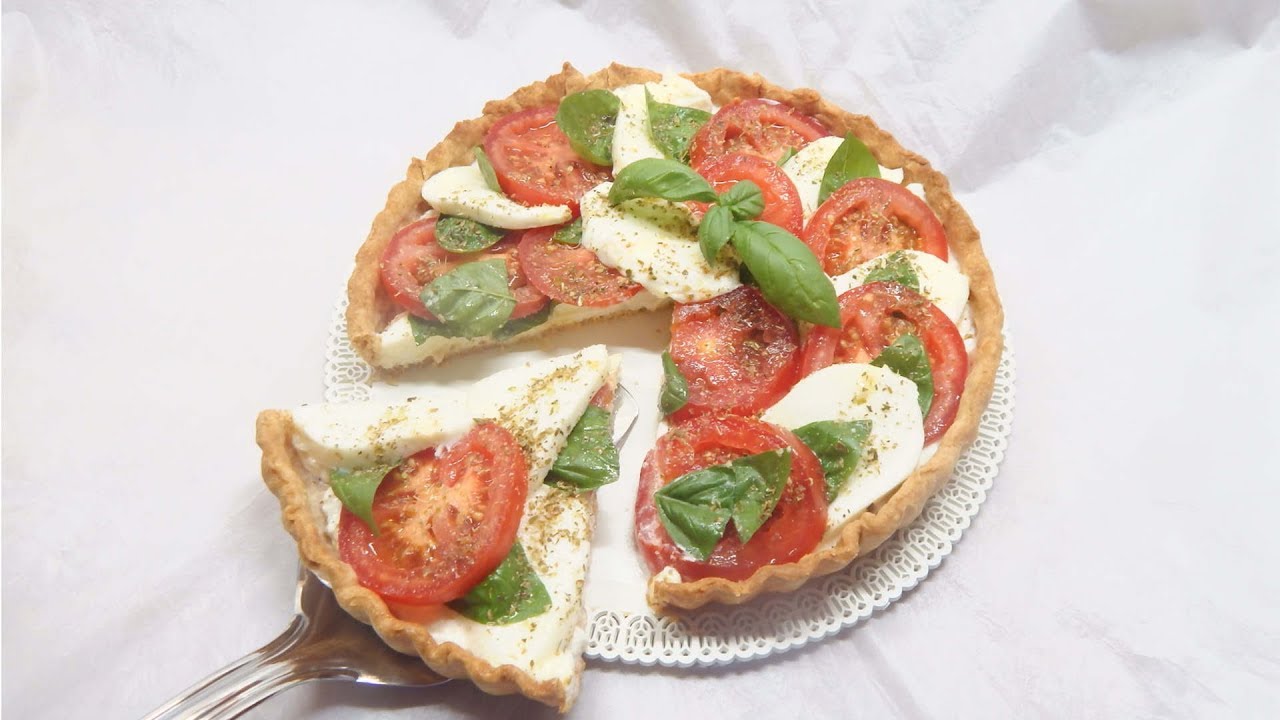CROSTATA CAPRESE FACILE E VELOCE Easy Caprese Tart Recipe
