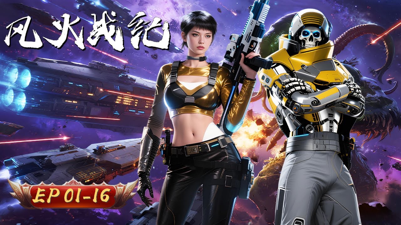 🔥【烽火重燃，星骸歸來】風火戰紀 1-16集｜半械戰士持焰復仇 卻見摯友高踞帝國神座｜玄漫紀元