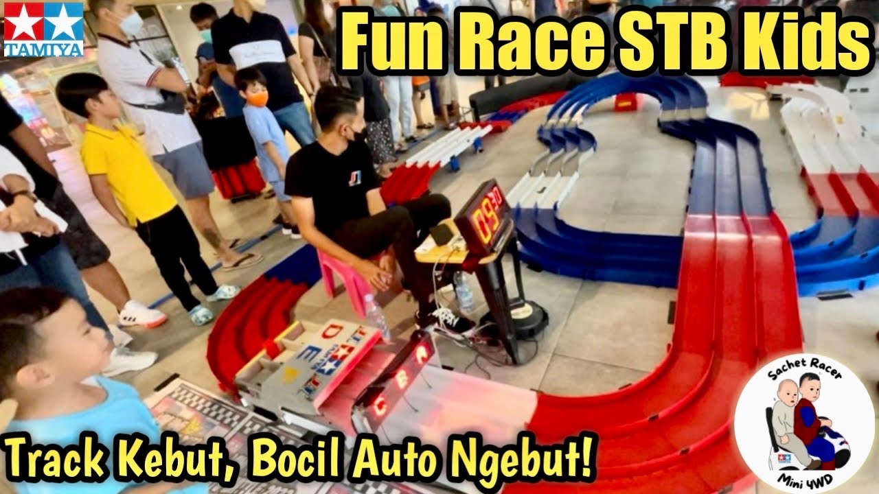 Track Kebut, Bocil Auto Ngebut! || Fun Race STB Kids