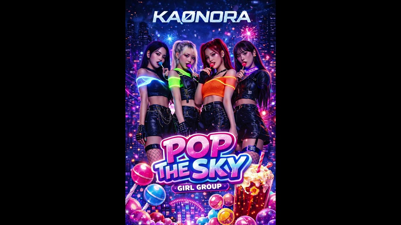 KAØNORA – POP THE SKY (Official Music Video) | Festival K-Pop EDM Anthem 2025 | (카오노라) – POP THE SKY