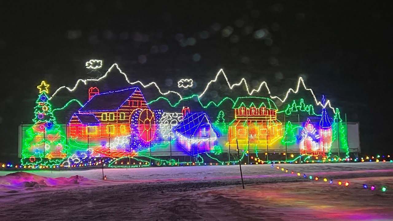 Прекрасная поездка по городу Шипшевана, огни радости, Индиана 🎄🎅🏻