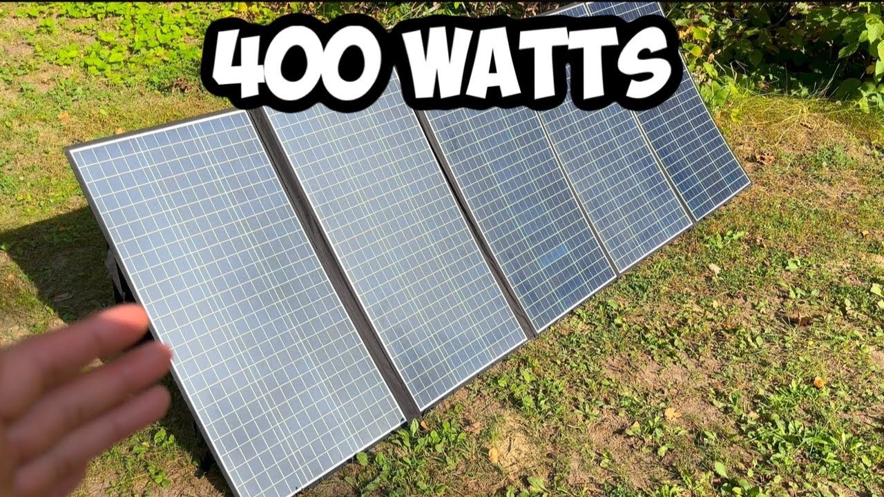ALLPOWERS 400w Solar Panel Review (SP037)