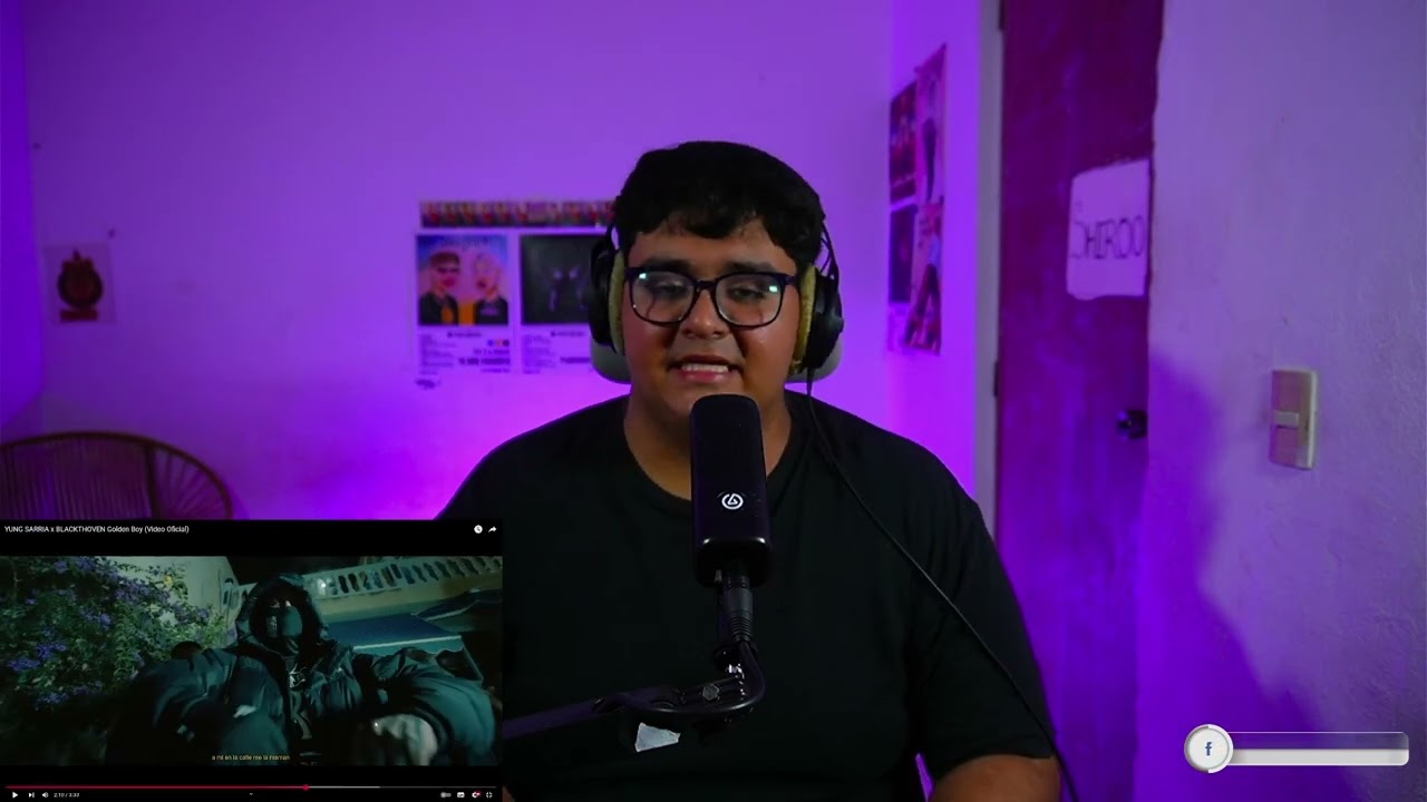 REACCIONANDO A YUNG SARRIA x BLACKTHOVEN Golden Boy Video Oficial