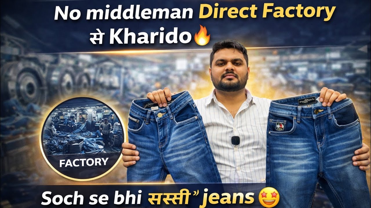 MUSAFIR JEANS IS BACK🔥 Cheapest Jeans Manufacturer in Delhi | Asia’s Biggest Jeans Wholesale Market