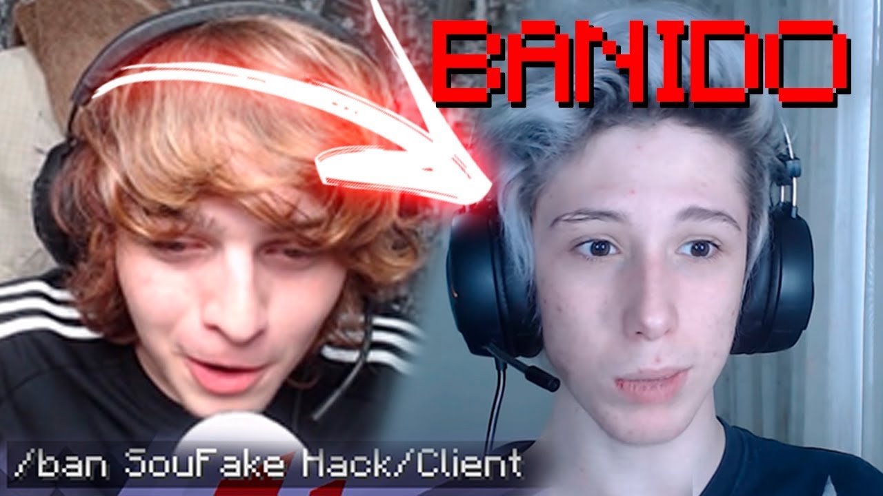 BANI O SOUFAKE DO LIKEKITS E ELE FICOU BRAVO!!! - HardCore Games (Minecraft)