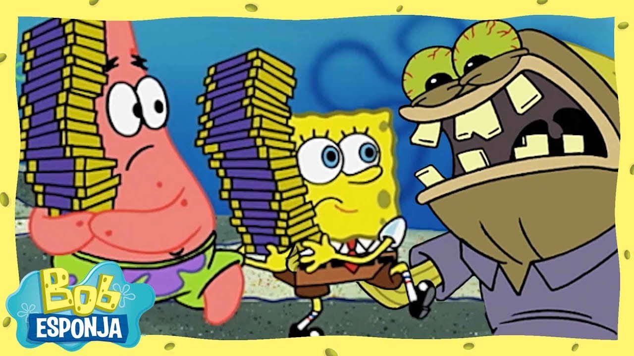 Episódio de 5 Min. | Chocolate com nozes | Bob Esponja em Português