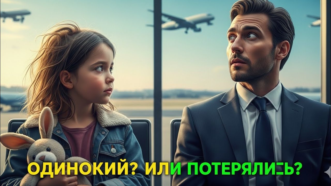 ТЫ ТОЖЕ ЗАБЛУДИЛСЯ? — МАЛЕНЬКАЯ ДЕВОЧКА СПРАШИВАЕТ ОДИНОКОГО МИЛЛИОНЕРА В АЭРОПОРТУ