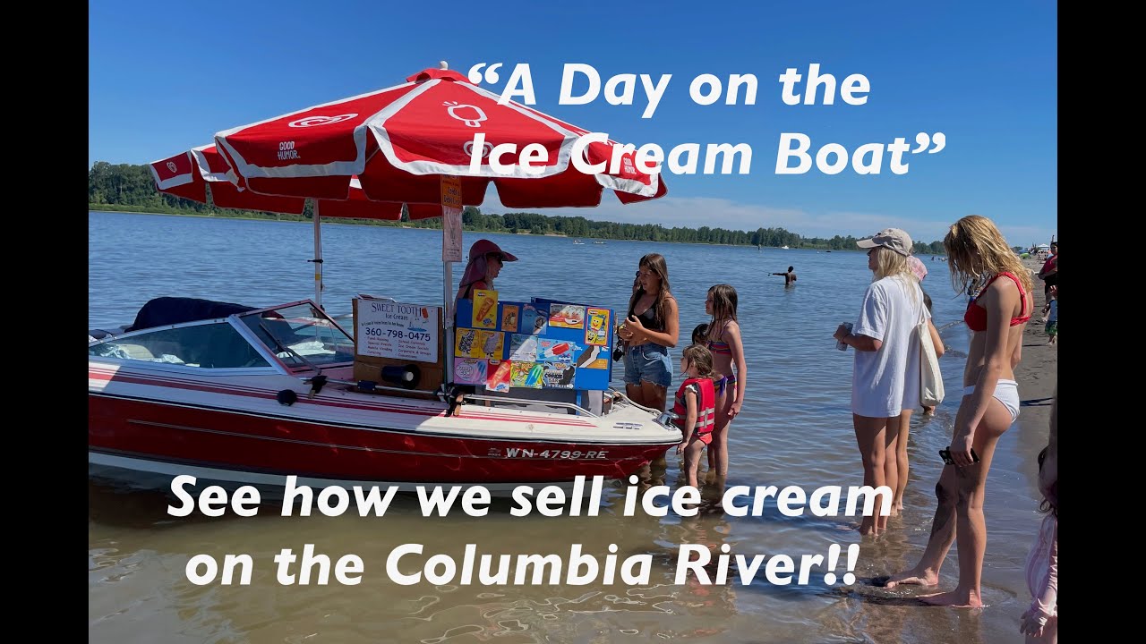 Ice Cream Boat Trailer - Ice Cream Truck on the Beach??  #icecream #icecreamtruck #icecreamboat