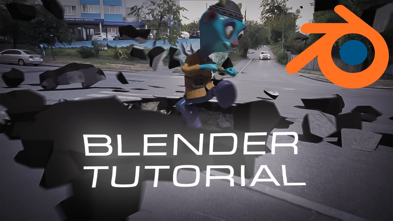 ground destruction Blender tutorial using rbd lab addon