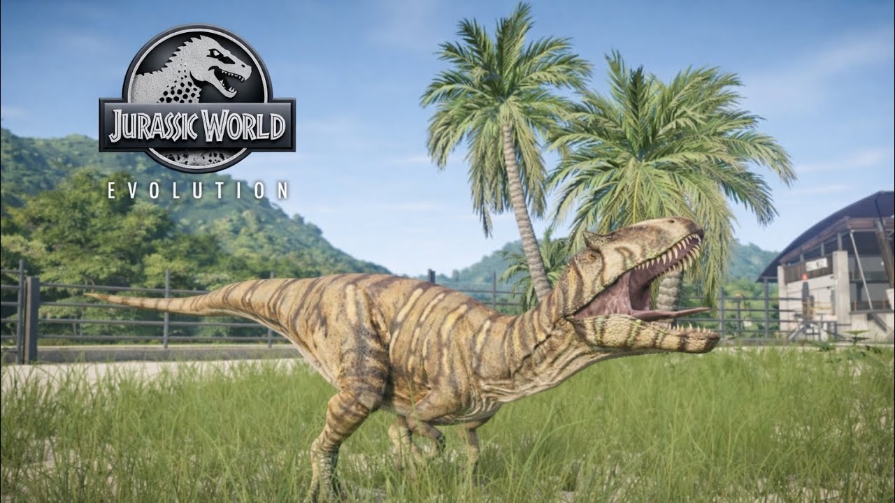 Битвы динозавров в игре Jurassic world evolution 