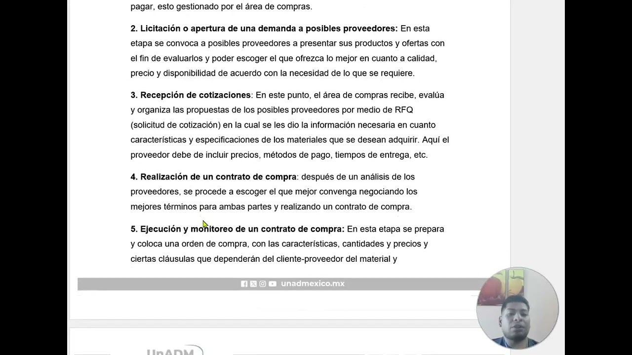 EVIDENCIA DE APRENDIZAJE: FUENTES DE APROVISIONAMIENTO