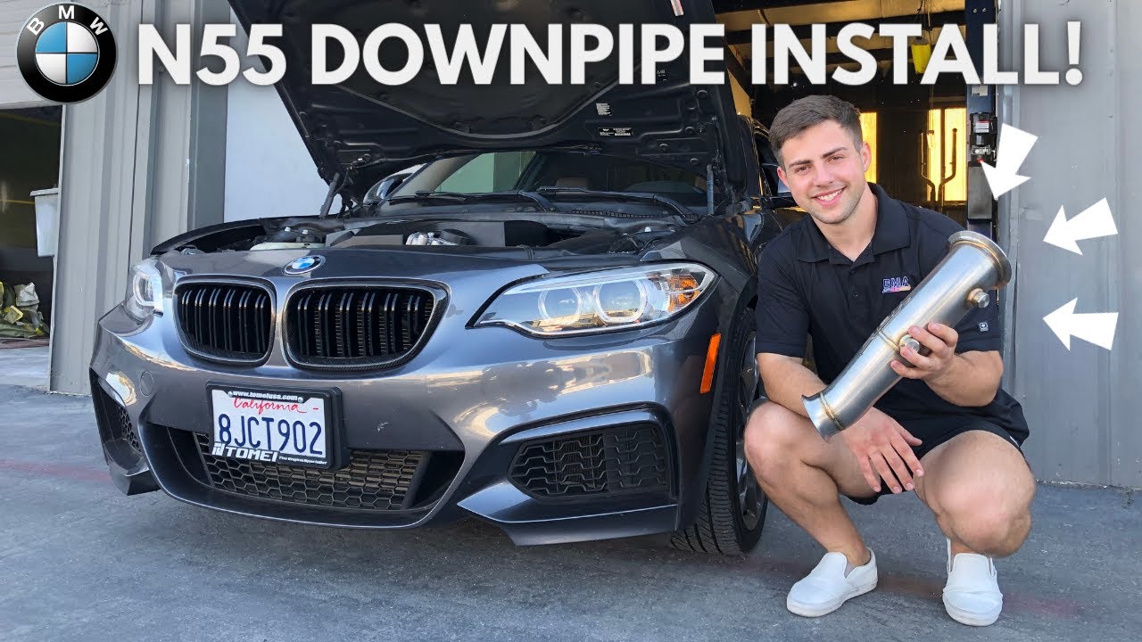 КАК УСТАНОВИТЬ ПРИЕМНУЮ ТРУБУ НА N55 M235i F22!
