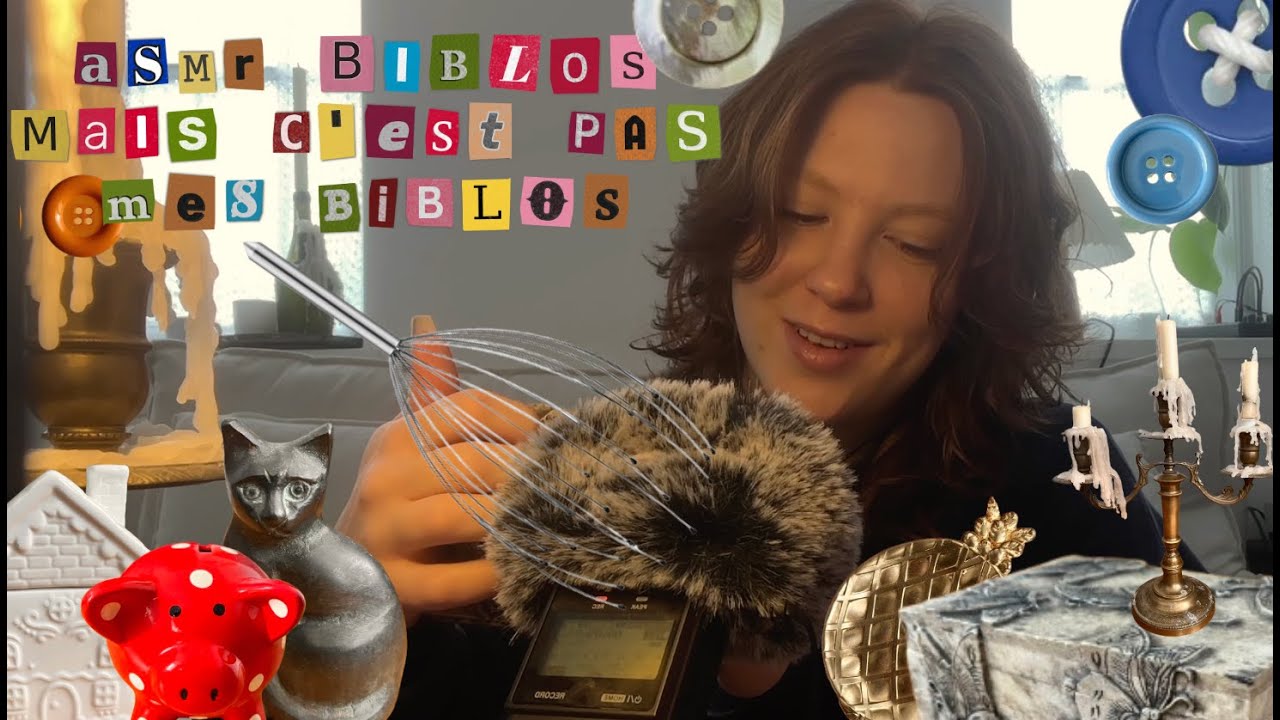 ✺ ASMR TAPOTAGE BIBLOS 2 ET MASSAGE CRÂNIEN ✺