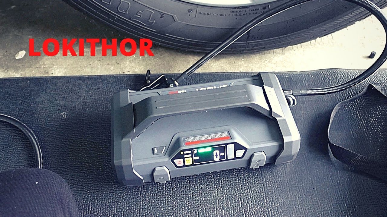 Revisando Cargador de Bateria e Inflador de Llantas de Lokithor