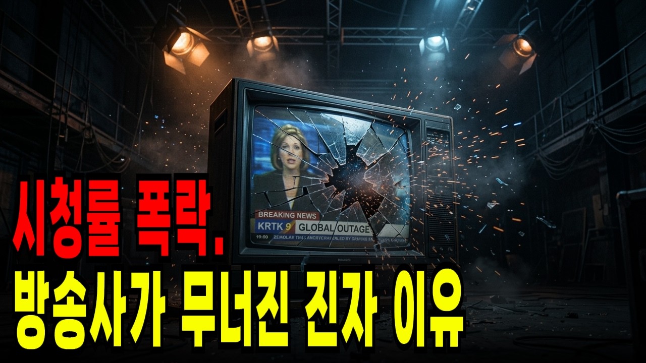 200억 쏟아부은 드라마, 시청률 0.3%… 지상파가 스스로 무너진 진짜 이유
