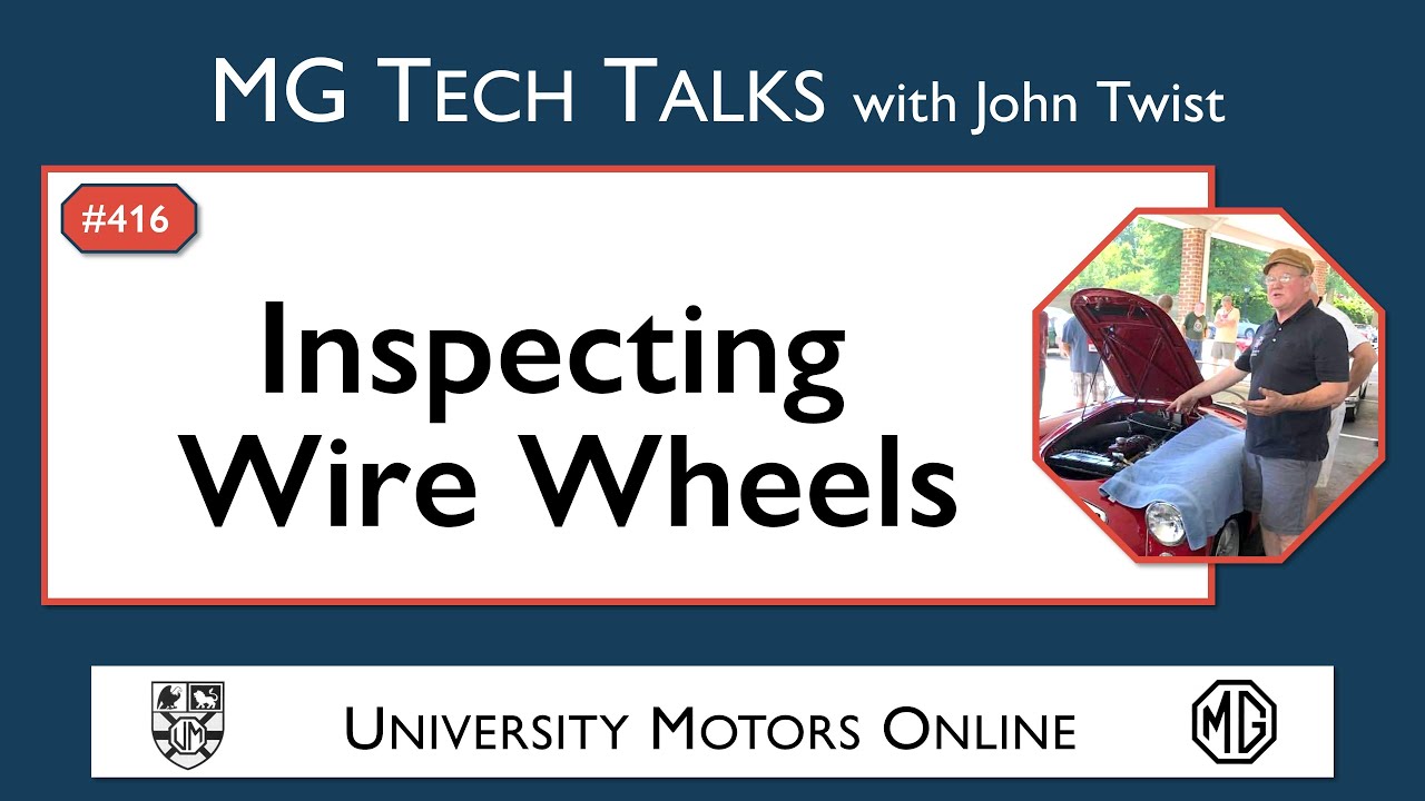 416 MG Tech | Inspecting wire wheels