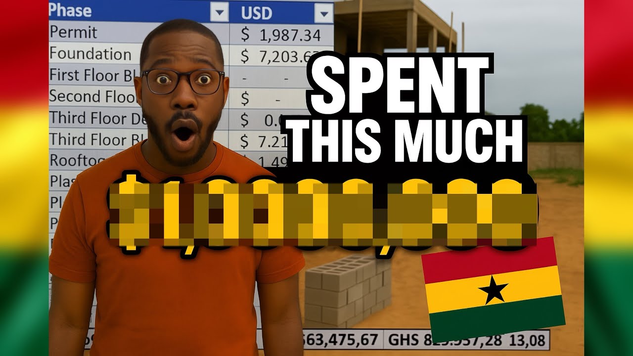 Building In Ghana | How Much I’ve Spent So Far Building My House in Ghana