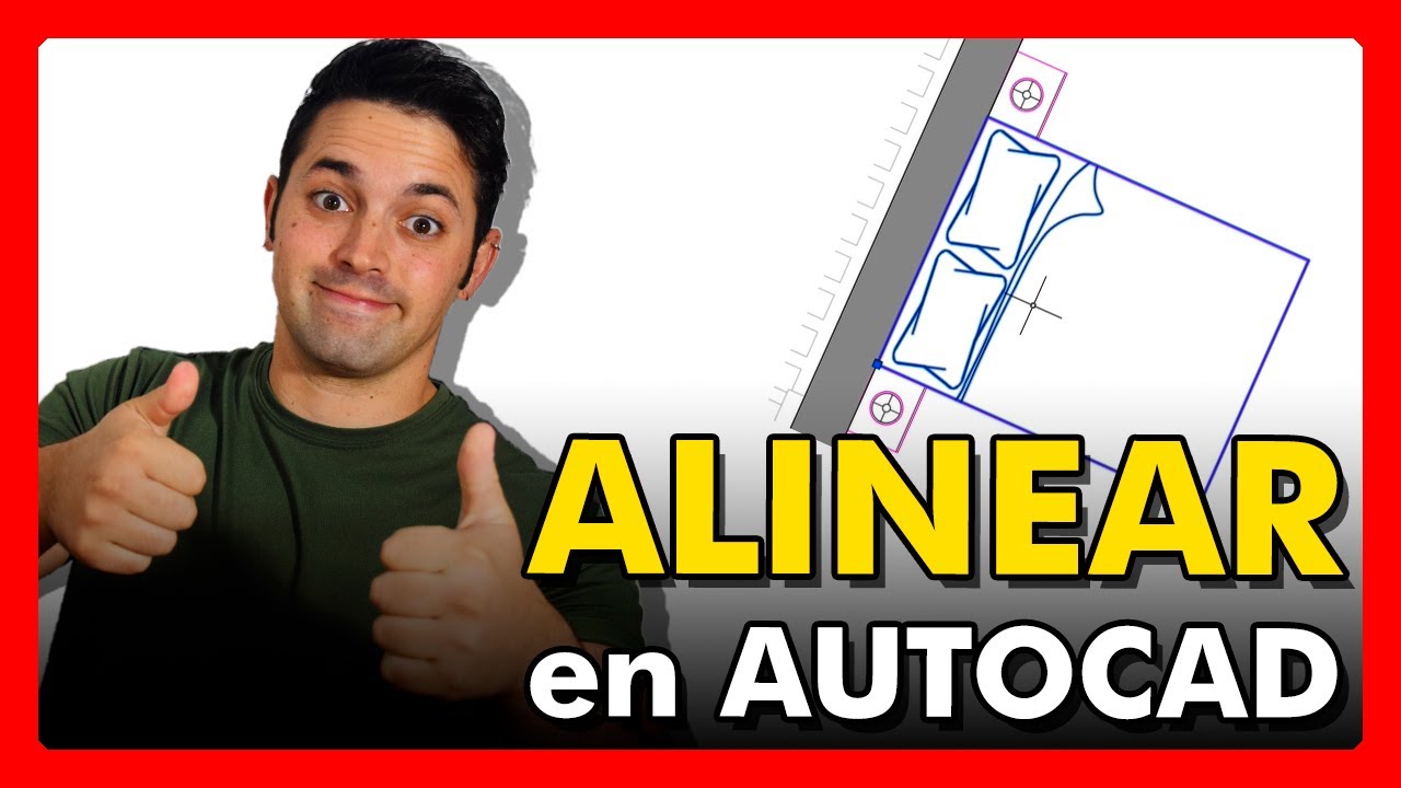 🔴 C&oacute;mo ALINEAR en AUTOCAD