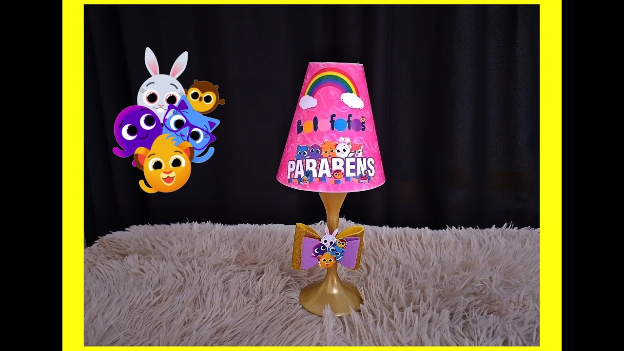 Mini abajur dos bolofofos