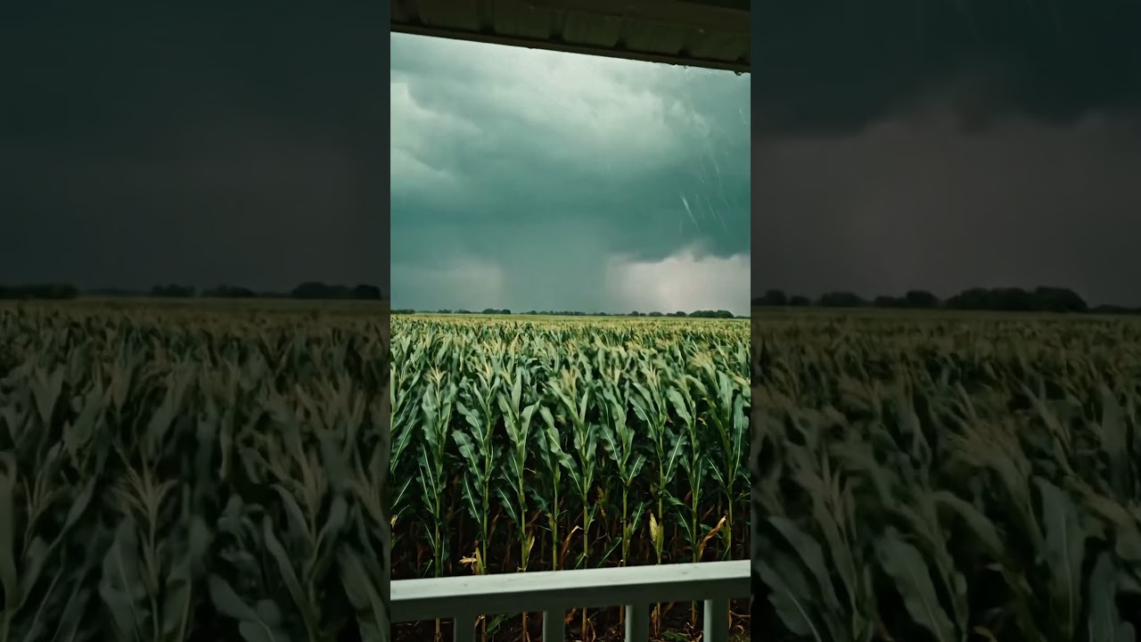 The Storm Took Over Everything in Minutes&hellip; 🌩️🌽 #shorts #storm #rain #ai #weather #viralshorts