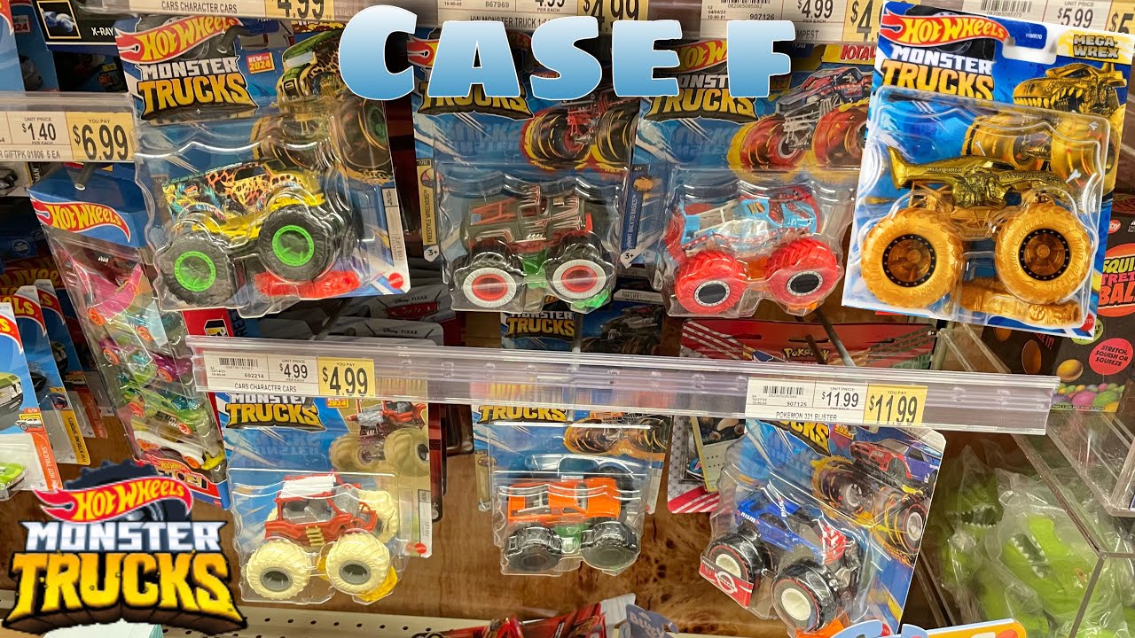 НАЙДЕН ДЕЛО F от Hot Wheels Monster Trucks 2024! РЕДКИЕ ЭКСКЛЮЗИВЫ Gold Mega Wrex, ещё больше охо...