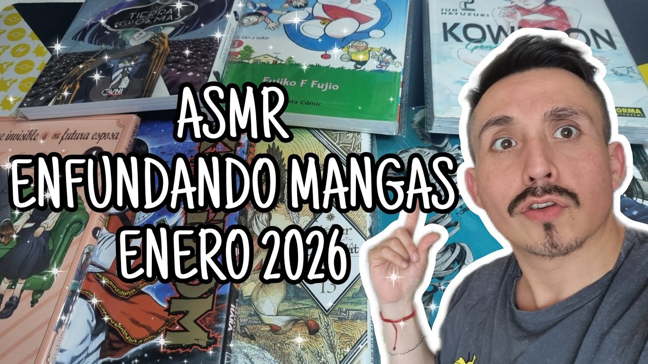 📚 ASMR - ENFUNDANDO MANGAS - ENERO 2026 📚
