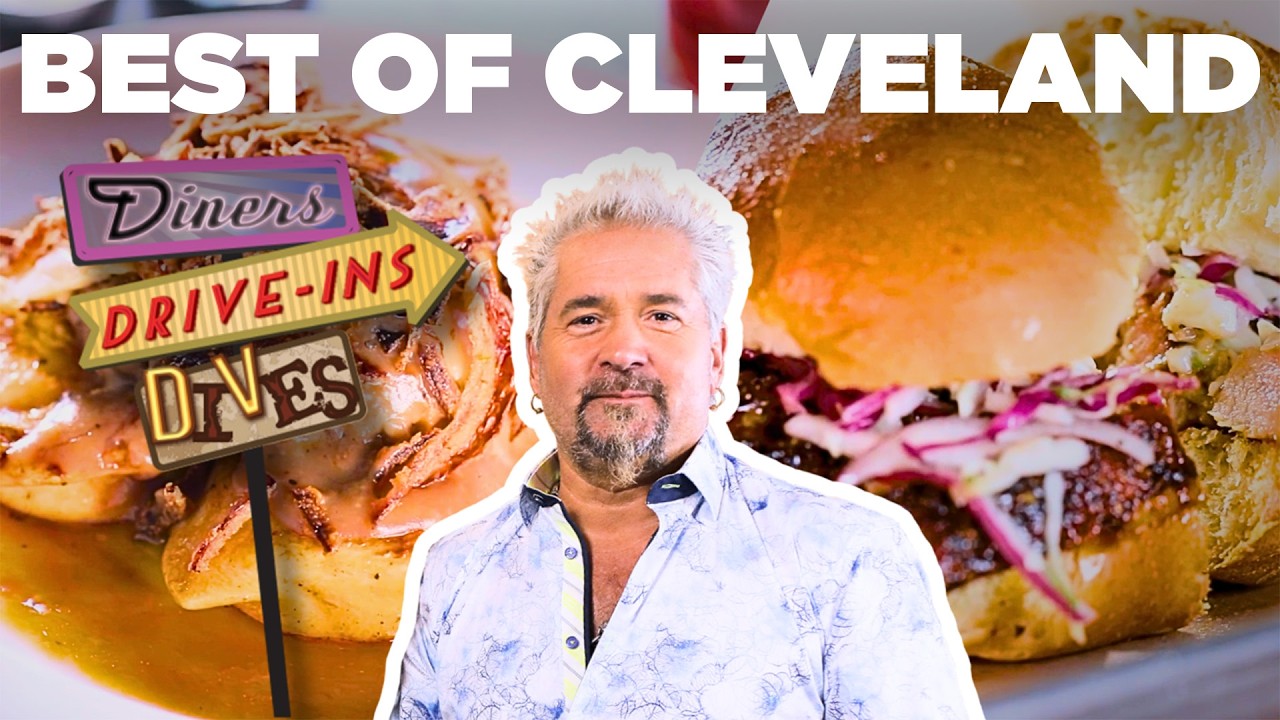 Top #DDD Videos in Cleveland with Guy Fieri 🔥 | Diners, Drive-Ins and Dives | Food Network