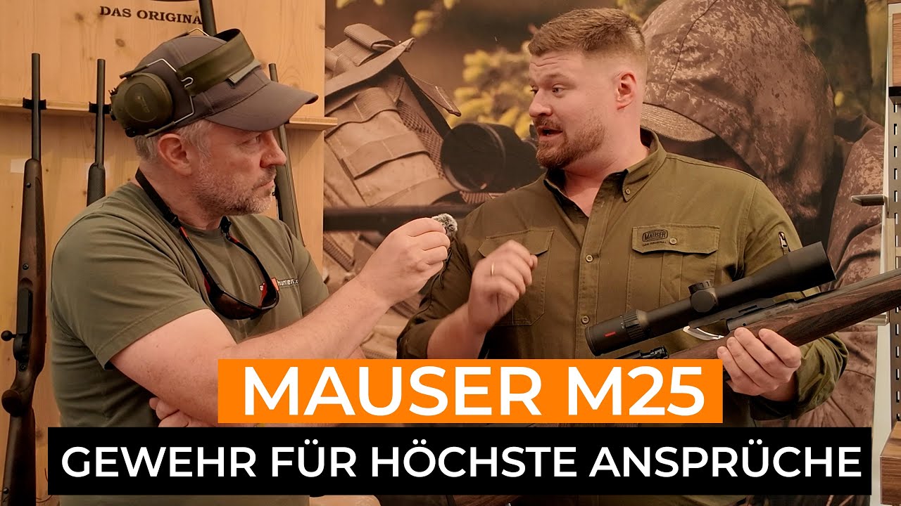 Geartester Festival 2025: Der innovative Mauser M25 Jagdrepetierer kommt in weiteren Kalibern