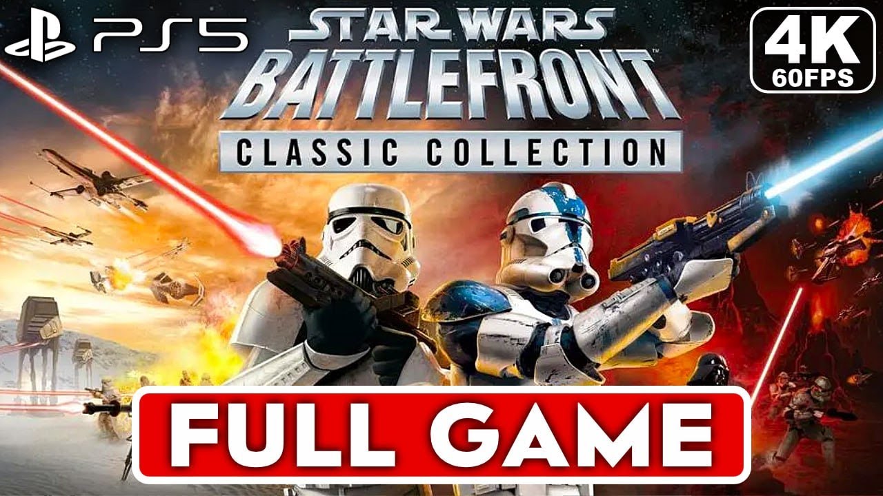 Star Wars Battlefront Classic Collection Gameplay Walkthrough FULL GAME [4K 60FPS PS5]