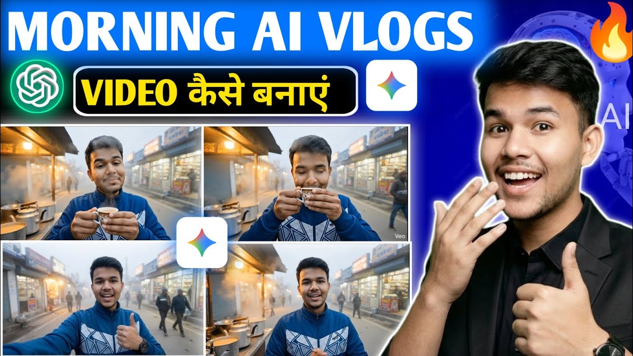 How to Make a Realistic AI Face morning Vlog Video | Complete Tutorial 