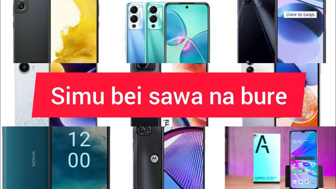 Simu nzuri za bei rahisi Tanzania, hizi simu ni bei nafuu sana!