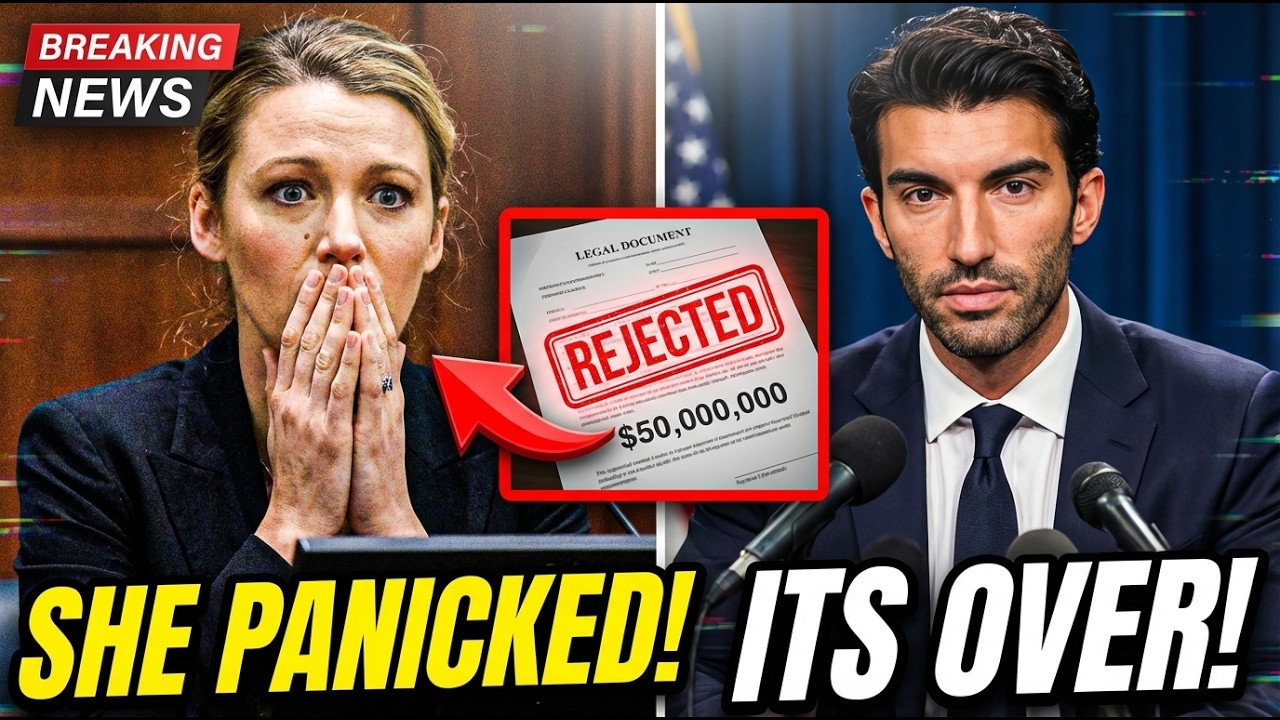 Blake Lively PANICS After Justin Baldoni REFUSES $50M Settlement