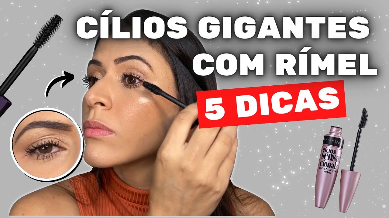 5 TRUQUES PARA APLICAR MÁSCARA DE CÍLIOS E DEIXAR OS CÍLIOS GIGANTES + DICA BÔNUS